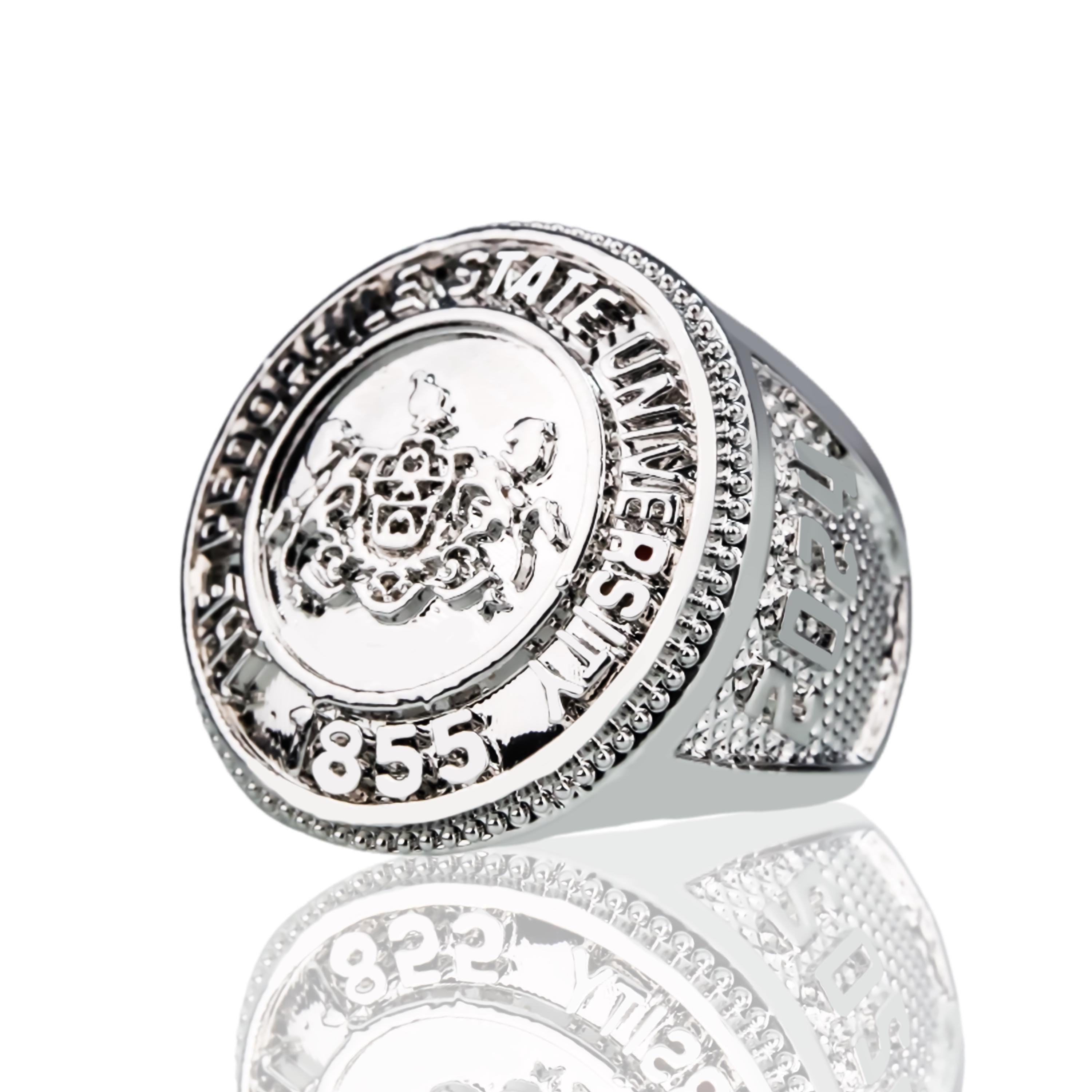Personalized Signet Ring - Custom Signet Ring Men - Class Ring ...