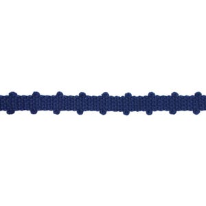 Picot Braid Trim 10mm - Navy