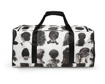 Torba podróżna: artystyczny nadruk portretowy na bagaż podróżny