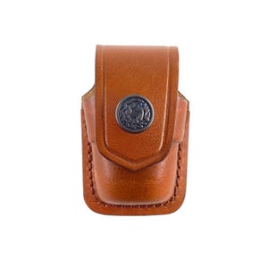Single Speed Loader Carrier/case/Pouch with Belt Clip for 357 Magnum 6 & 7 Shots, 44 Magnum 5 Shot, S-W .38 Special 6 Shot speedloaders