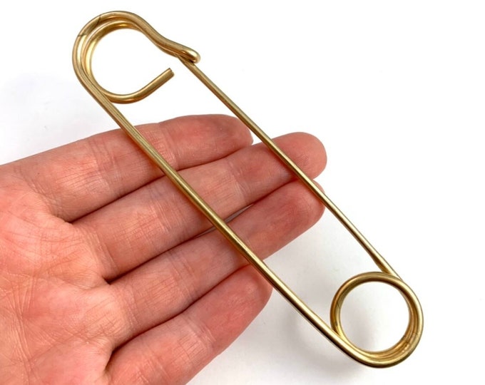 Large Safety Pin, Vintage Safety Pin, Kilt Pin, Vintage Blanket Pin