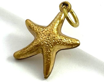 Vintage Charm Starfish Pendants For Women Brass Vintage Jewelry For Her Beach Jewelry Nautical Accessories Dainty Pendant Gifts For Her