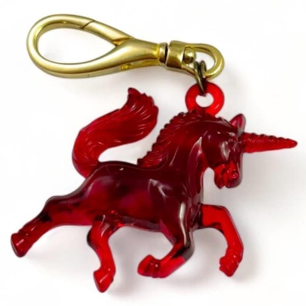 Unicorn Charm Purse Bag Clip Charm Necklace Pendant With Clip Brass Metal Clasp Jewelry Gifts For Her Gift For Friend Key Fob Unicorn Gifts