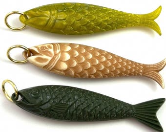 Sardine Necklace Pendant Sardines Charm Fish Charm Fish Pendant Jewelry Gift For Her Gift For Foodie Fisherman Aesthetic Qty: 1 Pendant