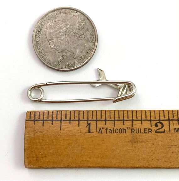 Arrow Pin, Vintage Safety Pin, Vintage Pin, Silve… - image 8
