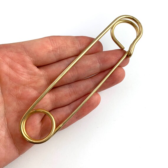 Large Safety Pin, Vintage Safety Pin, kilt Pin, vinta… Gem