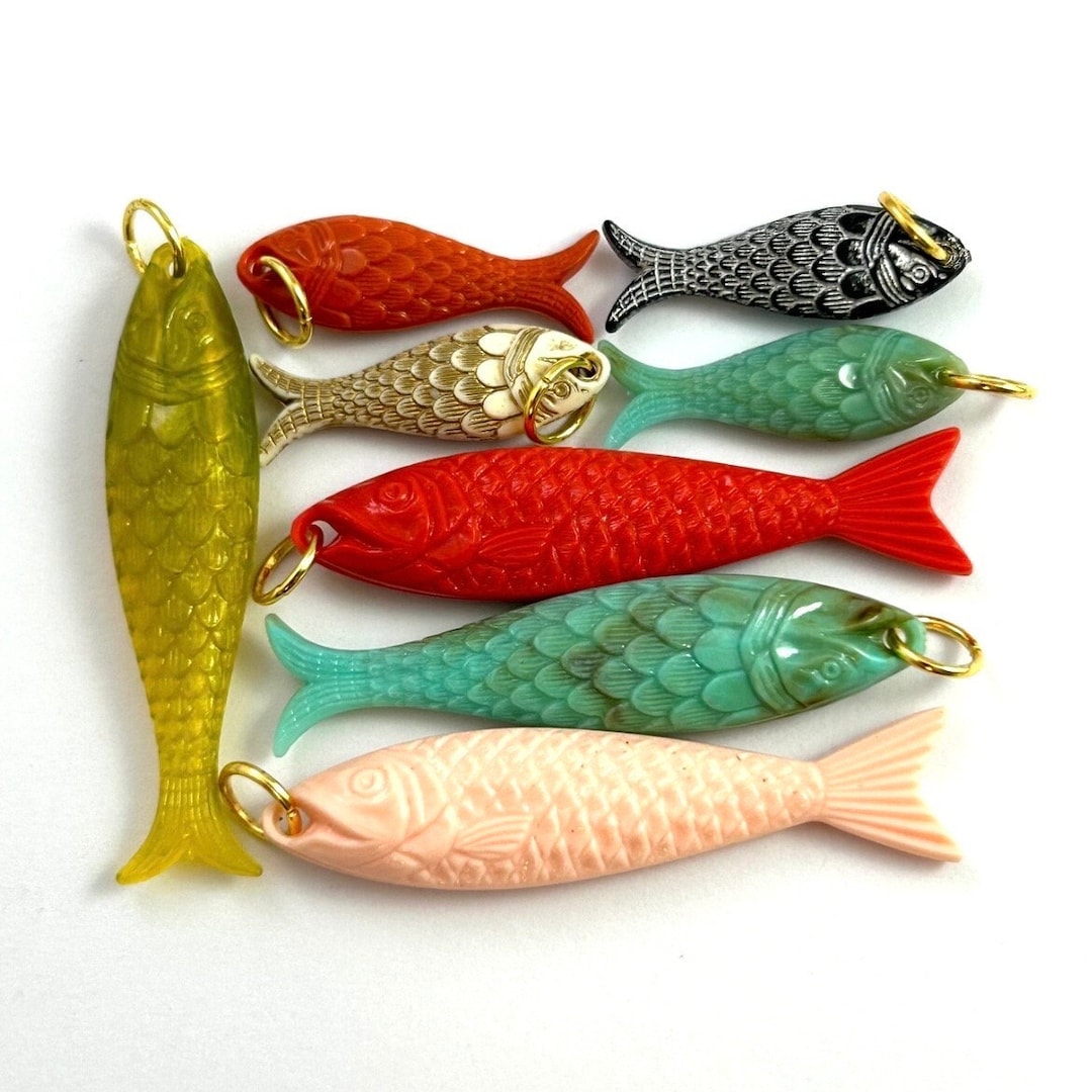 Fish Charm Necklace Pendant Jewelry Pendants for Women Fish Jewelry ...