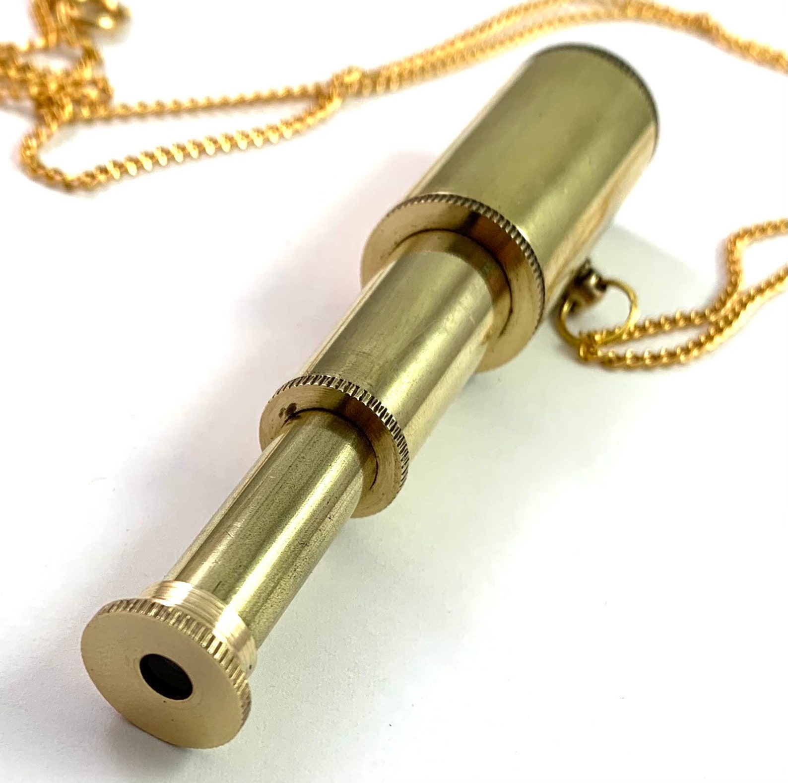 Telescope Necklace Telescope Pendant Necklace Pocket Etsy