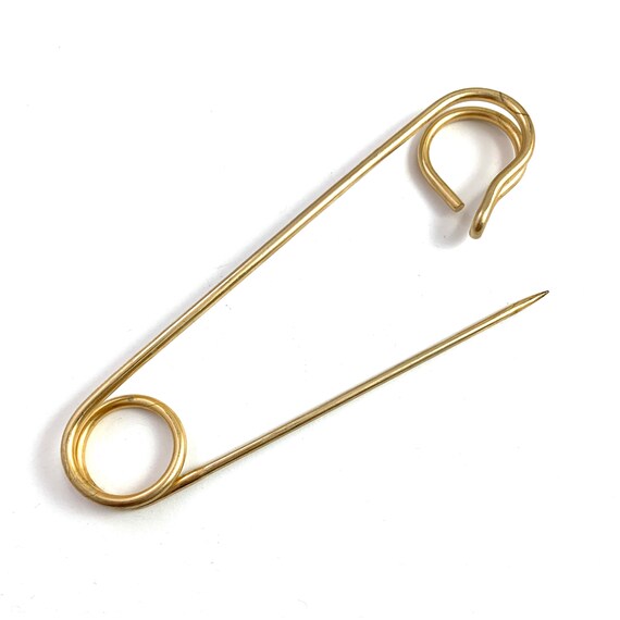 Large Safety Pin, Vintage Safety Pin, kilt Pin, vinta… Gem
