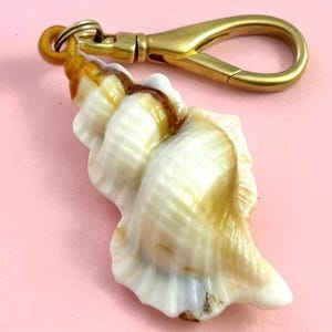 Beach Bag Charm Seashell Charm With Clip Purse Charm Bag Clip Faux Shell Charm For Necklace Clip On Charm Gift For Her Beach Jewelry Charm