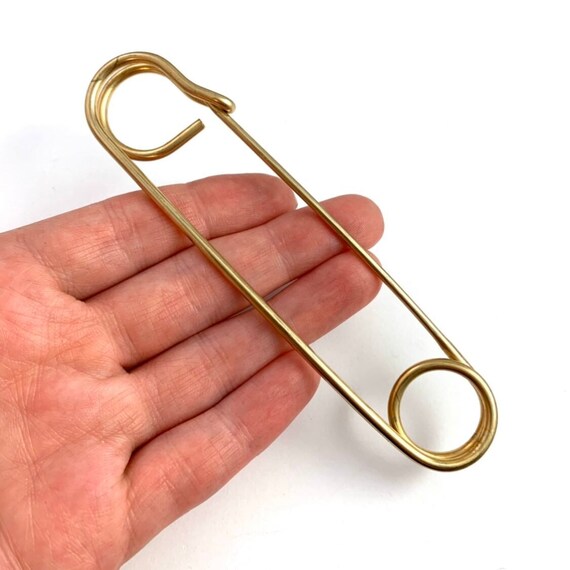 Large Safety Pin, Vintage Safety Pin, kilt Pin, vinta… Gem