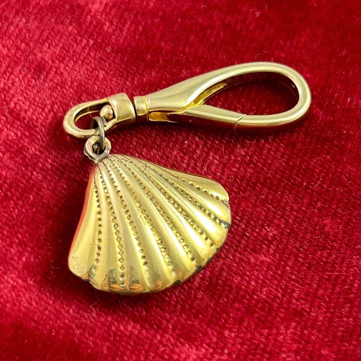 Bag Charm With Clip Seashell Charm Necklace Pendant With Clip Purse ...