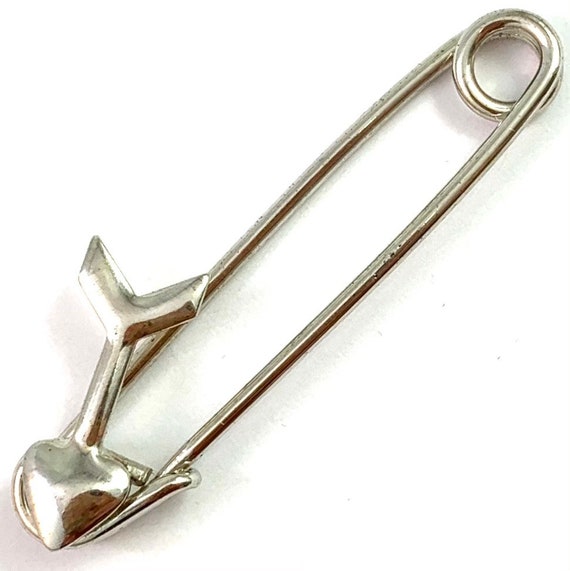 Arrow Pin, Vintage Safety Pin, Vintage Pin, Silve… - image 3