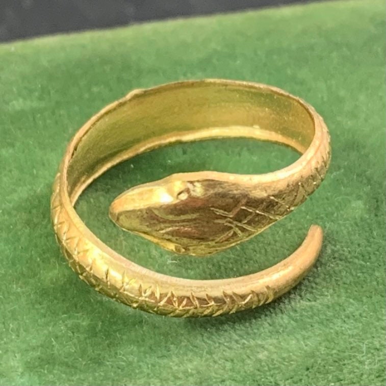 Vintage Snake Ring Snake Ring Vintage Jewelry Snake Rings Etsy