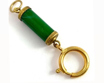 Charm Holder, Charm Holder Necklace Pendant, Brass Spring Ring Clasp, Large Spring Ring Clasp, Charm Holder Pendant, Charm Holders