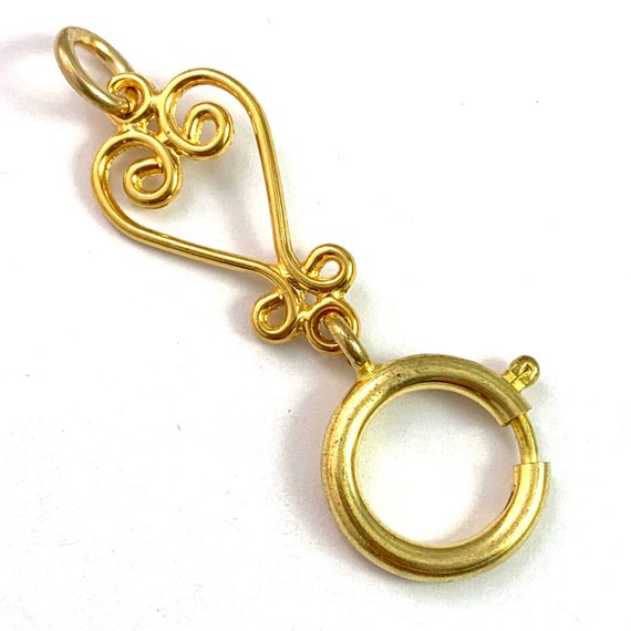 Charm holder necklace gold deals