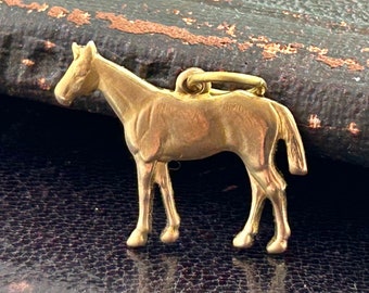 Horse Charm Pendants For Necklace Charms For Bracelet Equestrian Jewelry For Women Tiny Brass Charm Gifts For Her Horse Gift