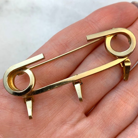 Safety Pins, Safety Pin Brooch, Charm Holder Pin,