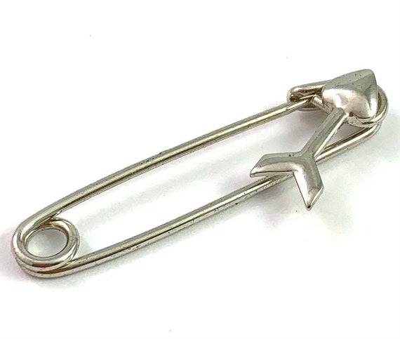 Arrow Pin, Vintage Safety Pin, Vintage Pin, Silve… - image 7
