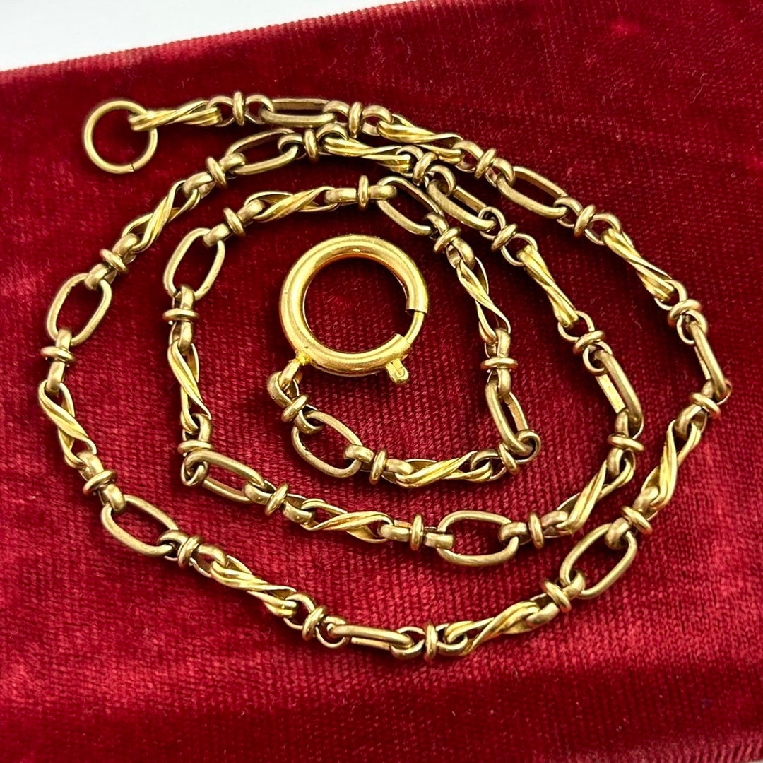 Charm Holder Necklace, Charm Holder, Front Clasp Necklace, Victorian