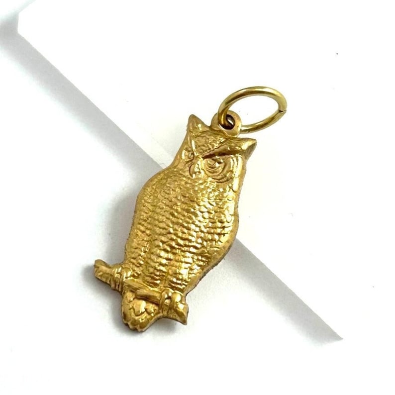 Owl charm pendant owl jewelry