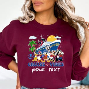 Felpa Disney Cruise 2025, Felpa con cappuccio Disney Cruise, Felpa con cappuccio per crociera per famiglie, Felpa per le vacanze Disney, Maglione Cruise 2025, Regalo Disney Cruise
