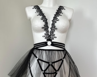 Lencería con sujetador de estante, sujetador sin copa para pecho pequeño, lencería transparente, bustier con sujetador sin copa abierto, bikini con entrepierna abierta en diferentes colores