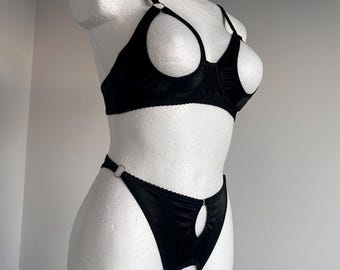 Quarter cup bra plus size See through bras Open cupless bra for plus size Shelf bra open with support