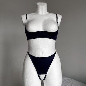 Open cupless lingerie, Shelf bra open, Open crotched lingerie set, Open cupless bra, Lingerie see through, Half cup shelf bra