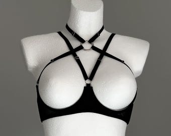 Shelf bra open, Cupless bra for big breast, Quarter cup bra with support, Open cupless bra, Half cup bra