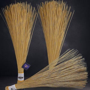 Long Life Natural Bamboo Broom – Best for Home, Kitchen, Balcony & Garden Cleaning-3pc