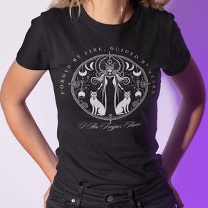 Freyja goddess Freya shirt Goddess Pagan clothing Goddess sweatshirt Norse mythology Freya cat Goddess Freyja Shirt