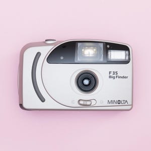 Minolta F35 Big Finder Compact 35mm Point and Shoot Film Camera