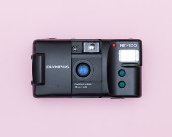 Olympus AM-100 Compact 35mm Point and Shoot Film Camera