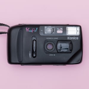 Konica Kanpai Sprachauslösung Kompakte 35mm Point and Shoot Film Kamera