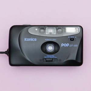 Konica POP EF-88 35mm Compact Point and Shoot Film Camera