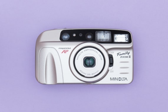 Minolta Family Zoom II Compact 35mm Point and Shoot Film Camera