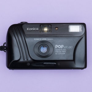 Konica POP EF-80 35mm Compact Point and Shoot Film Camera