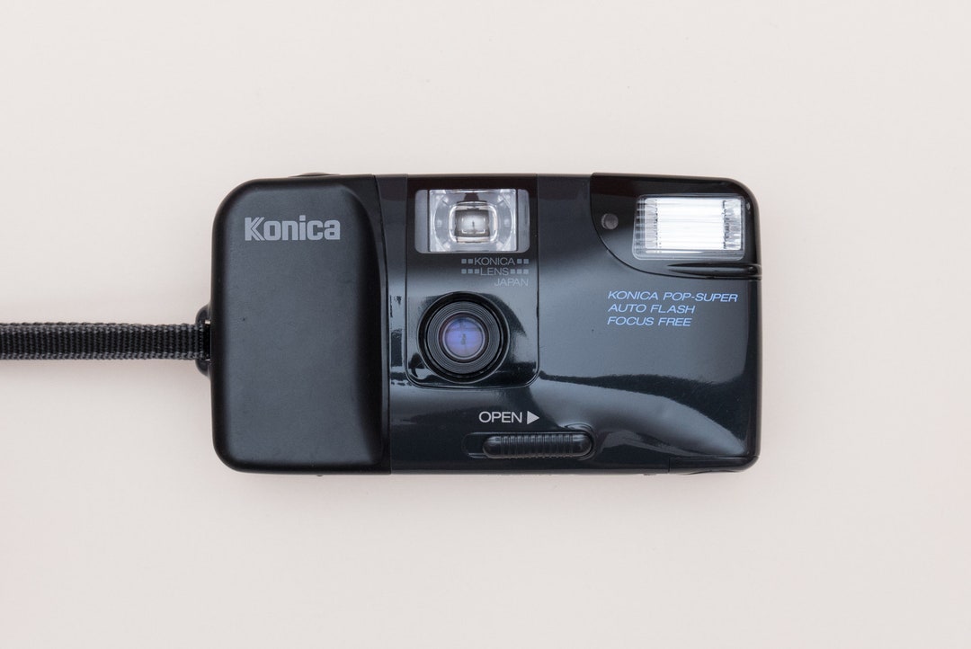 フィルムカメラ Konica POP-SUPER Konica Pop Super 35mm Film Camera | Analogue Amsterdam – Analogue Shop