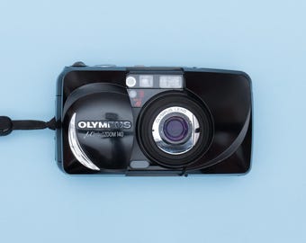 Olympus µ[mju:] Mju Stylus Zoom 140 Black Compact 35mm Point and Shoot Film Camera