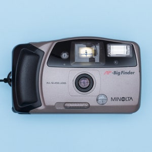 Minolta AF Big Finder Compact 35mm Point and Shoot Film Camera