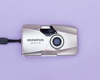 Olympus µ[mju:] Mju II Stylus Epic 35mm Kompaktfilmkamera Champagner