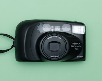 Kyocera Yashica Zoomate 70 Z Film Camera Gift Set - Gold 38 - 70mm