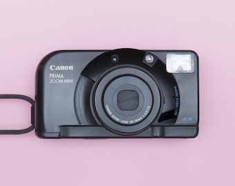 Canon Prima Zoom Mini Compact Point and Shoot 35mm Film Camera