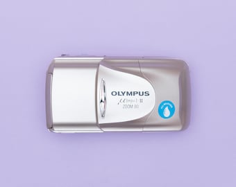 Olympus µ[mju:] Mju II Zoom 80 Stylus Champagne 35 mm Kompaktfilmkamera