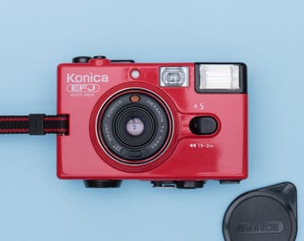 コニカ EFJ オートデート – レッド コンパクト 36mm カメラ - Etsy 日本