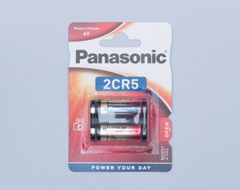 Batteria al litio Panasonic 2CR5 per fotocamere a pellicola