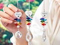 Rainbow Bridge Pet,Sun Catcher,Pet Memorial Ornament,Personalized Name,Dog / Cat/ Pet Remembrance,Dog Memorial Gifts,Dog Loss Gifts