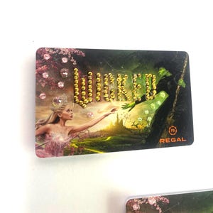 Cartão-presente magnético WICKED (não carregado) EDIÇÃO LIMITADA, strass, ímã deslumbrante, cartão-presente, estilo perverso Cartão-presente magnético Regal, rosa