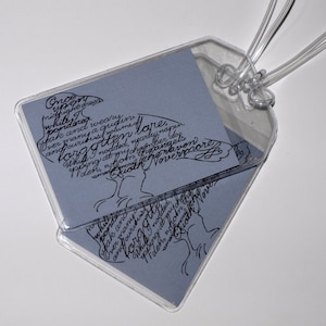 Luggage Tags - Set of Two  - Wordy Bird
